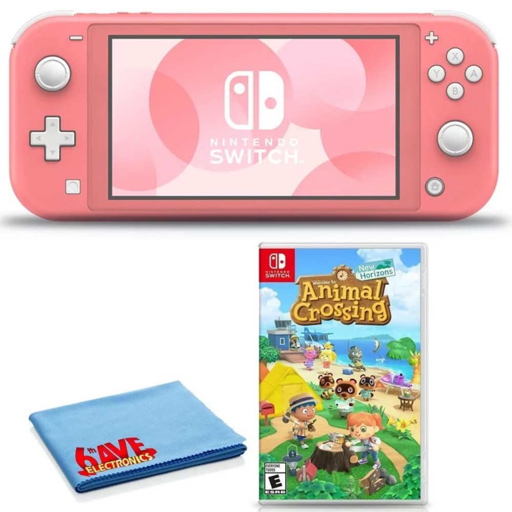 Switch Lite (Coral) Bundle